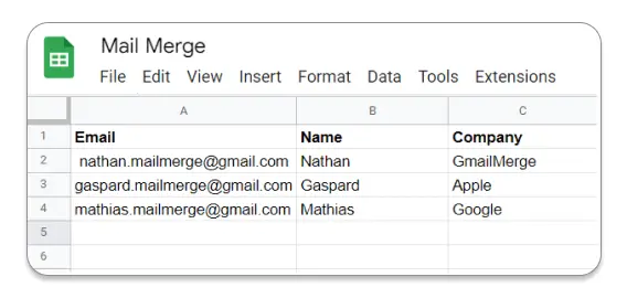 Start with data. Pay attention to headers names